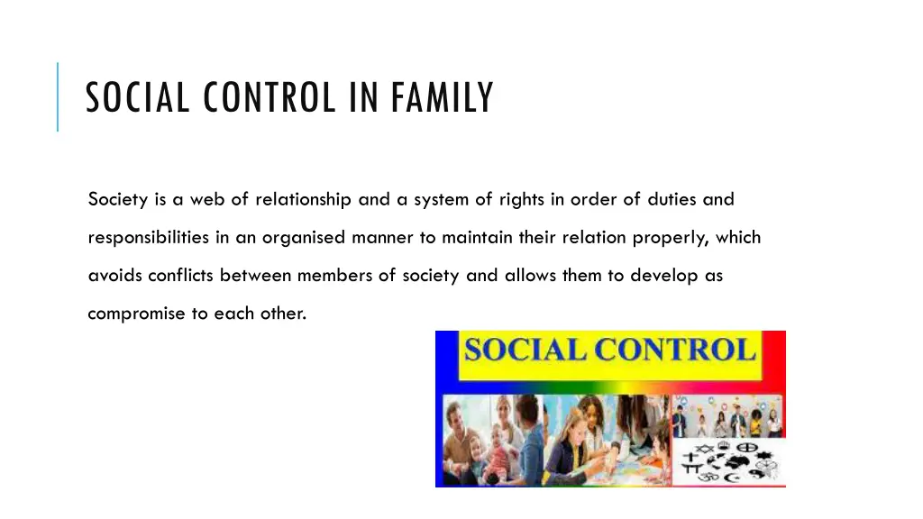 social control in family