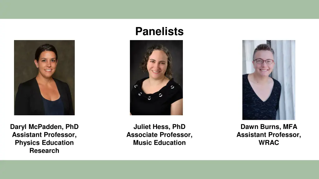 panelists