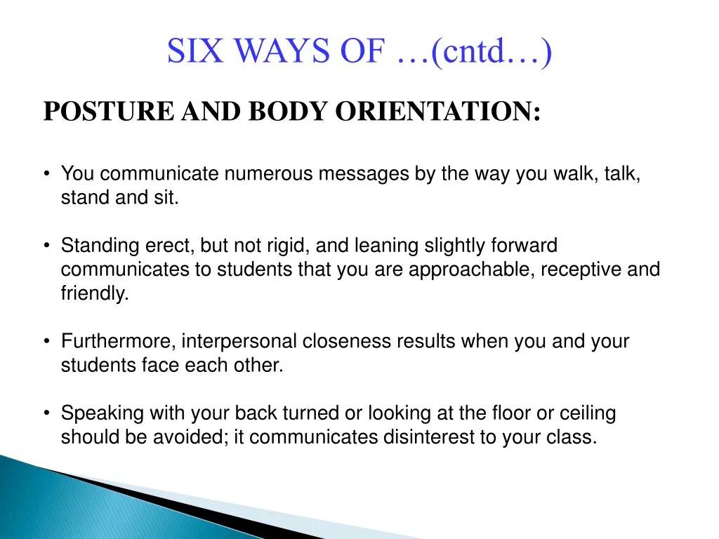 six ways of cntd 3