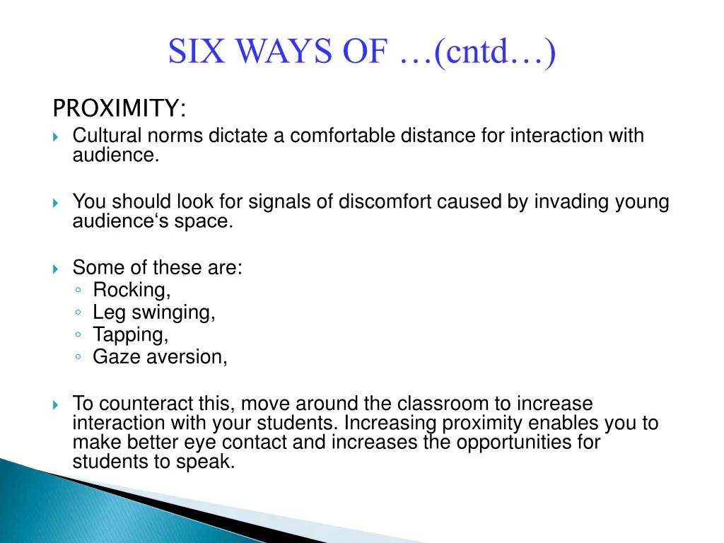 six ways of cntd 4