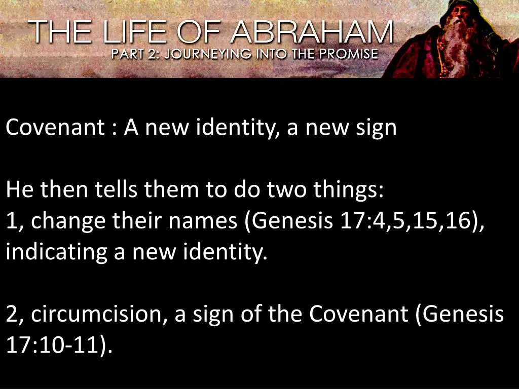 covenant a new identity a new sign