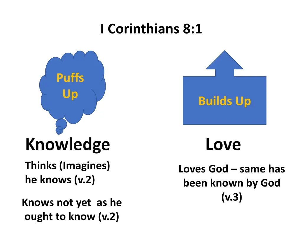 i corinthians 8 1 2