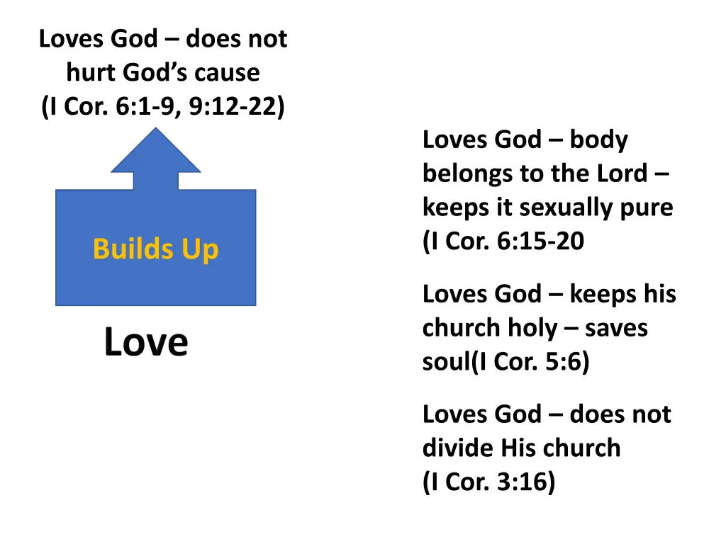 loves god does not hurt god s cause