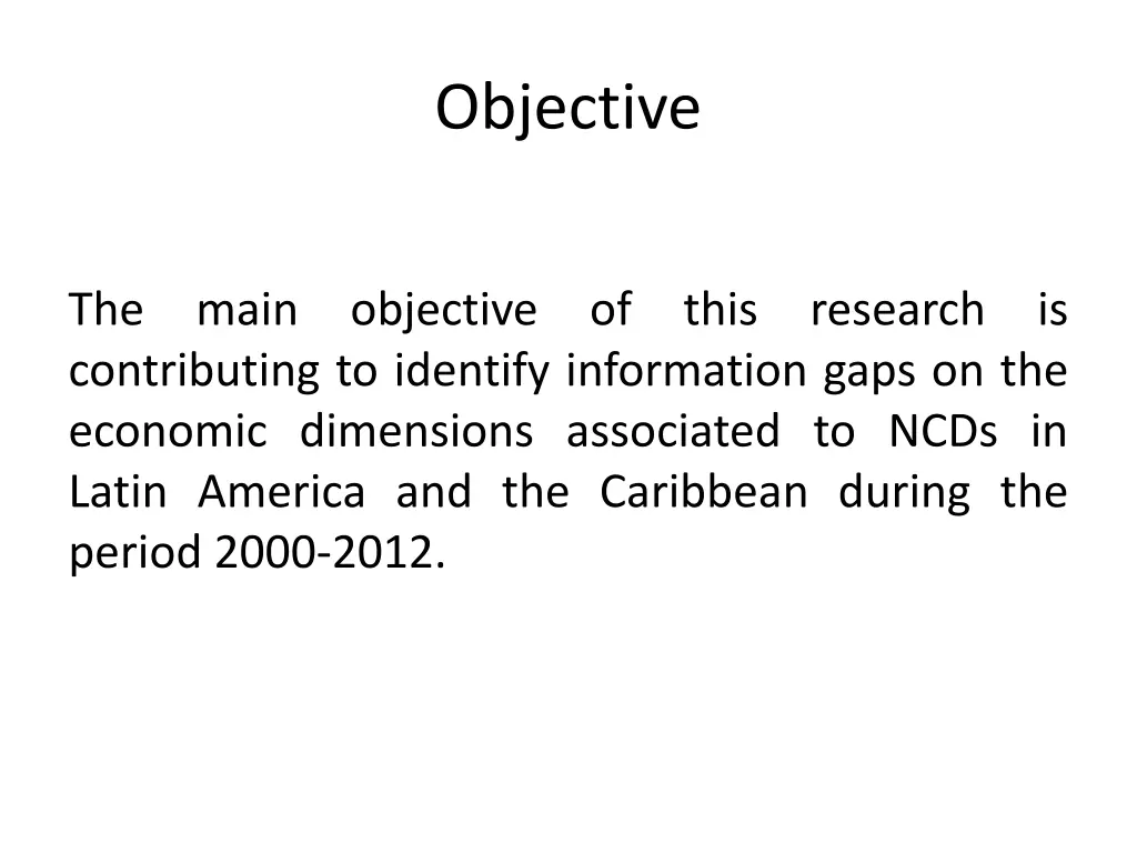 objective