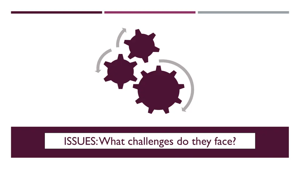 issues what challenges do they face