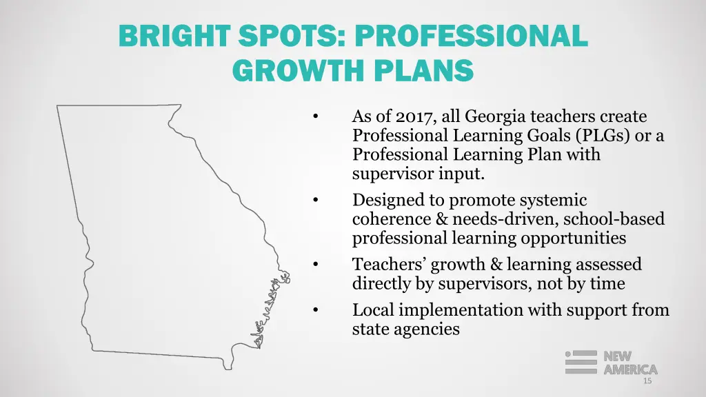 bright spots professional growth plans
