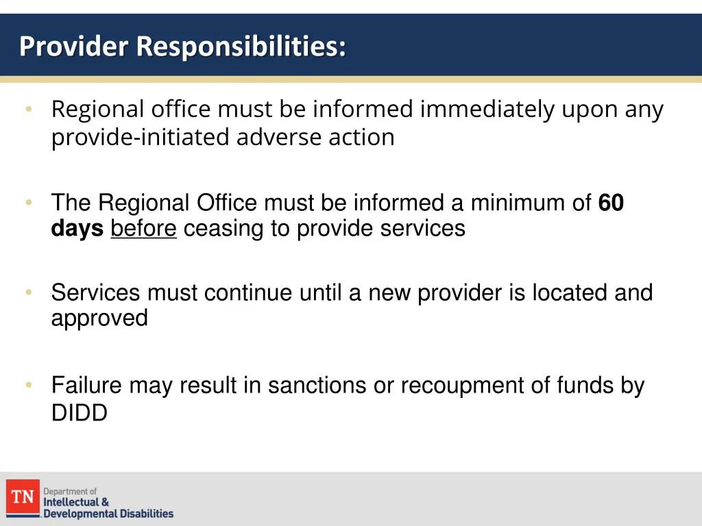 provider responsibilities 1