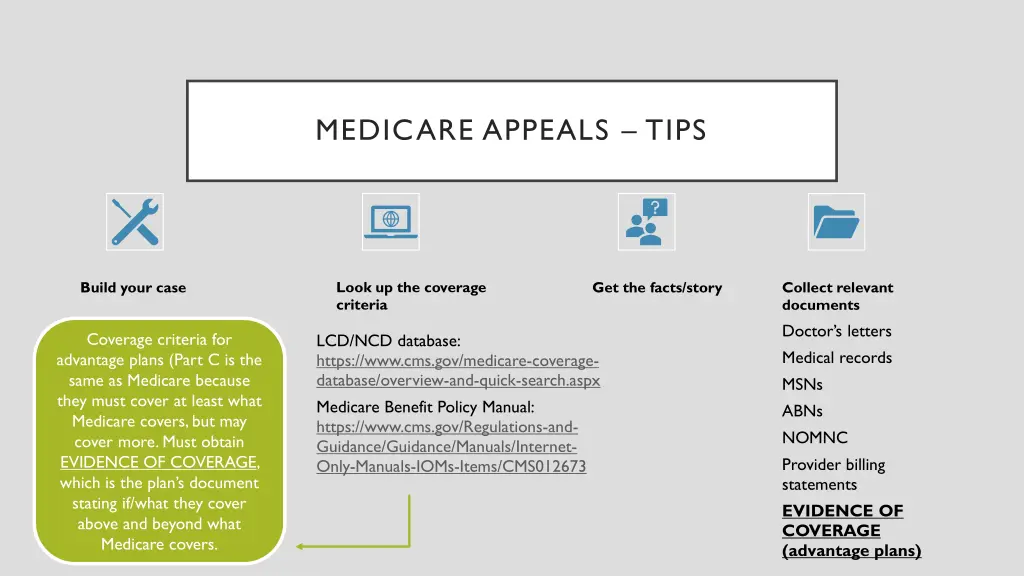 medicare appeals tips