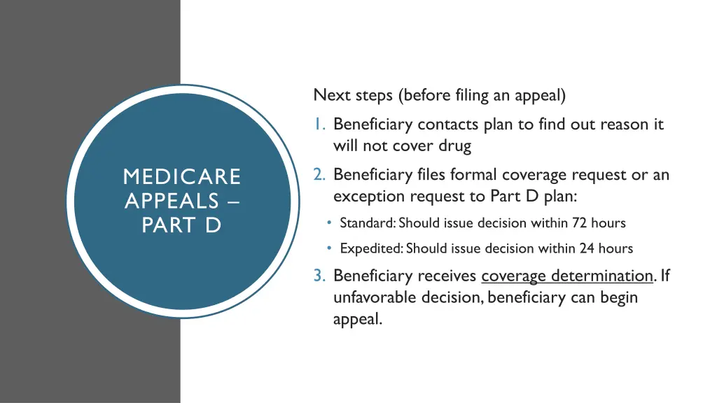 next steps before filing an appeal 1 beneficiary