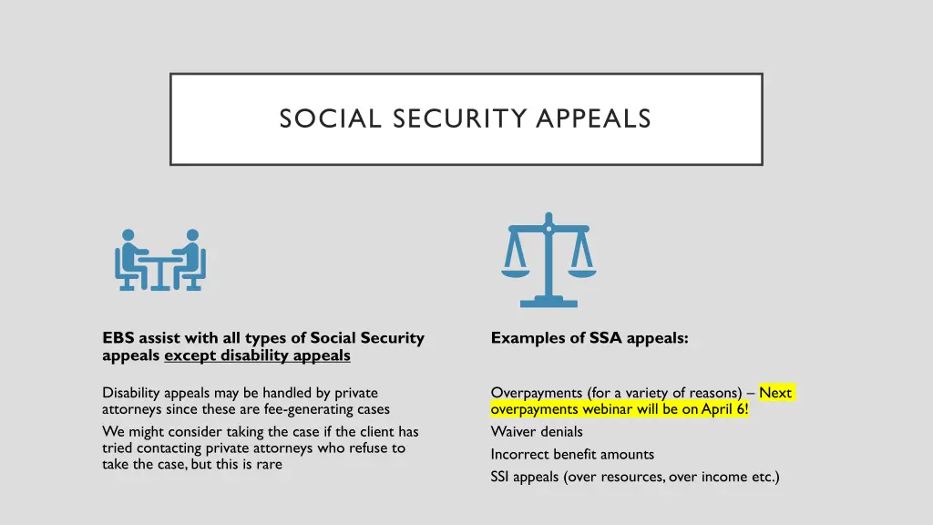 social security appeals