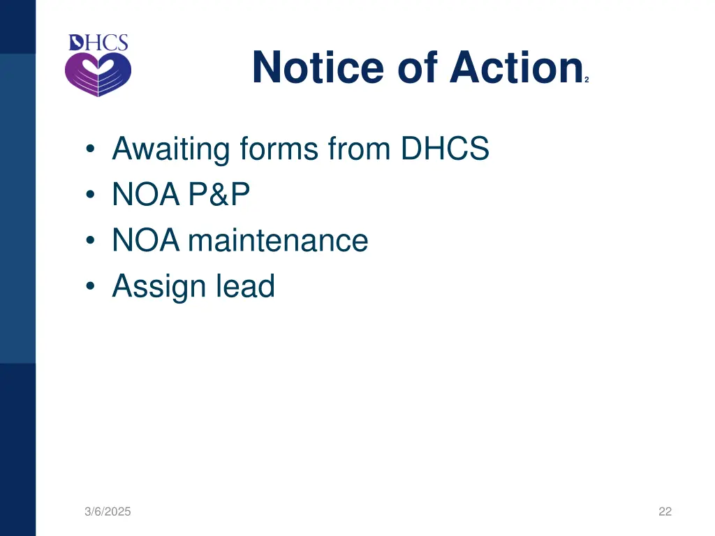 notice of action 2