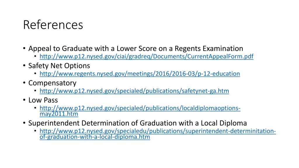 references
