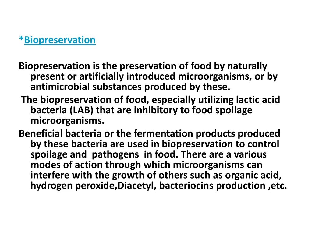biopreservation