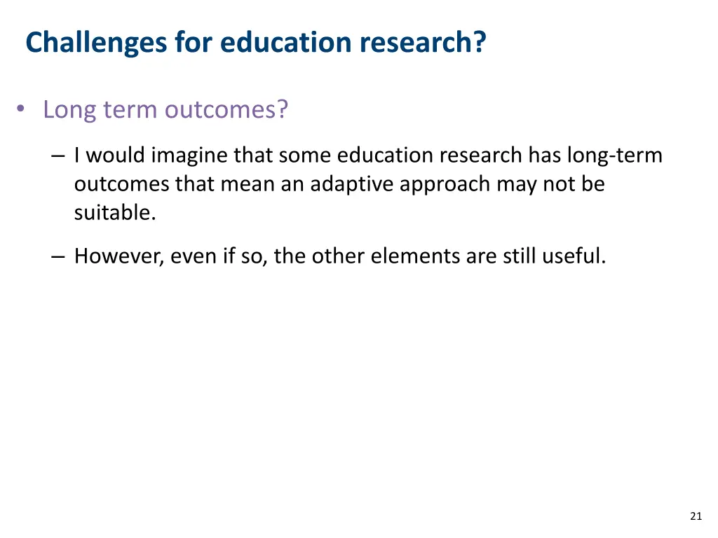 challenges for education research 1