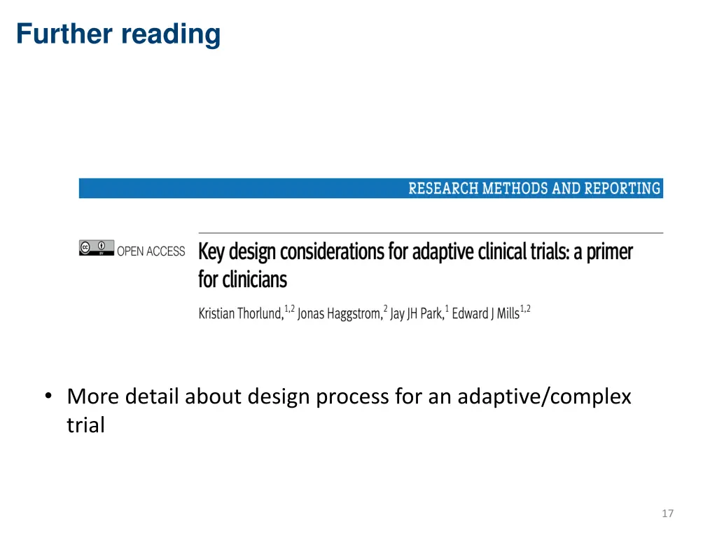 further reading 1