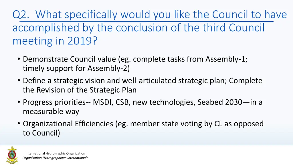 q2 what specifically would you like the council