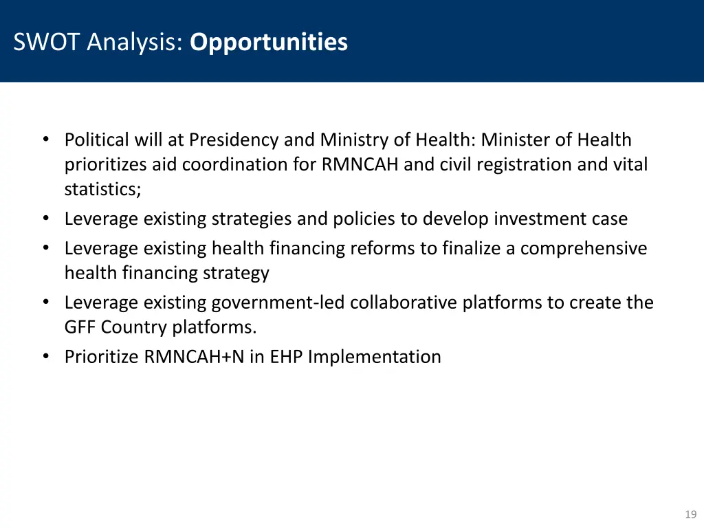 swot analysis opportunities