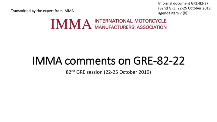 informal document gre 82 37 82nd