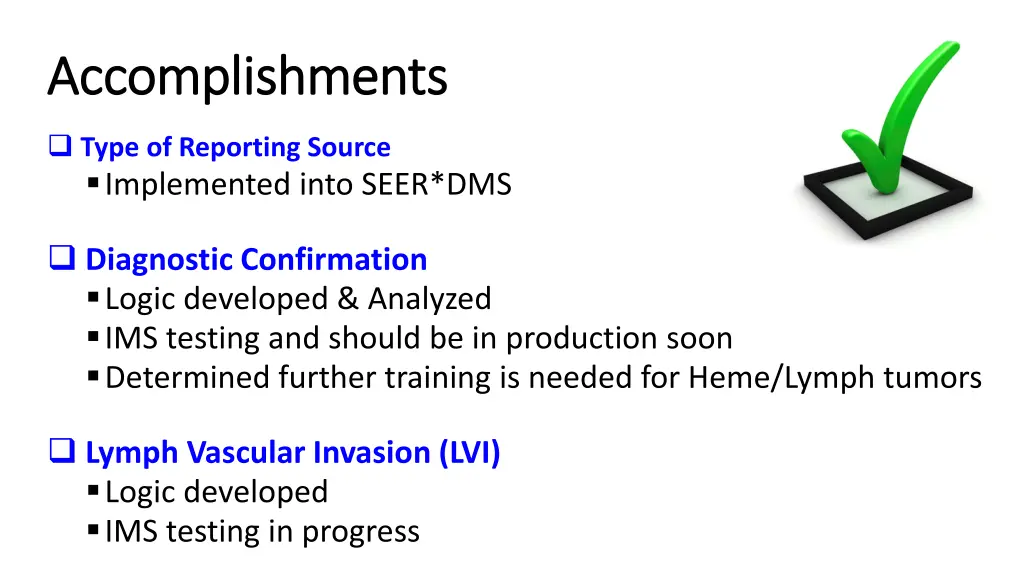 accomplishments accomplishments