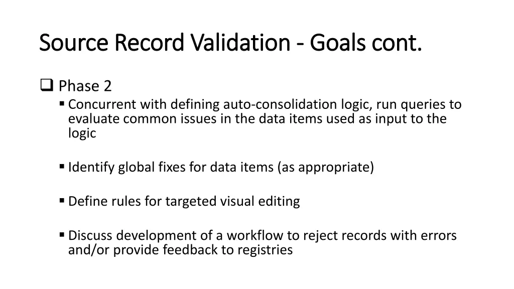 source record validation source record validation 2