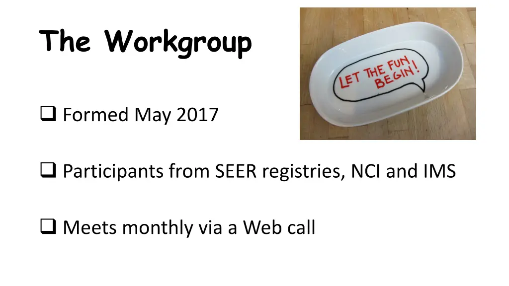 the workgroup