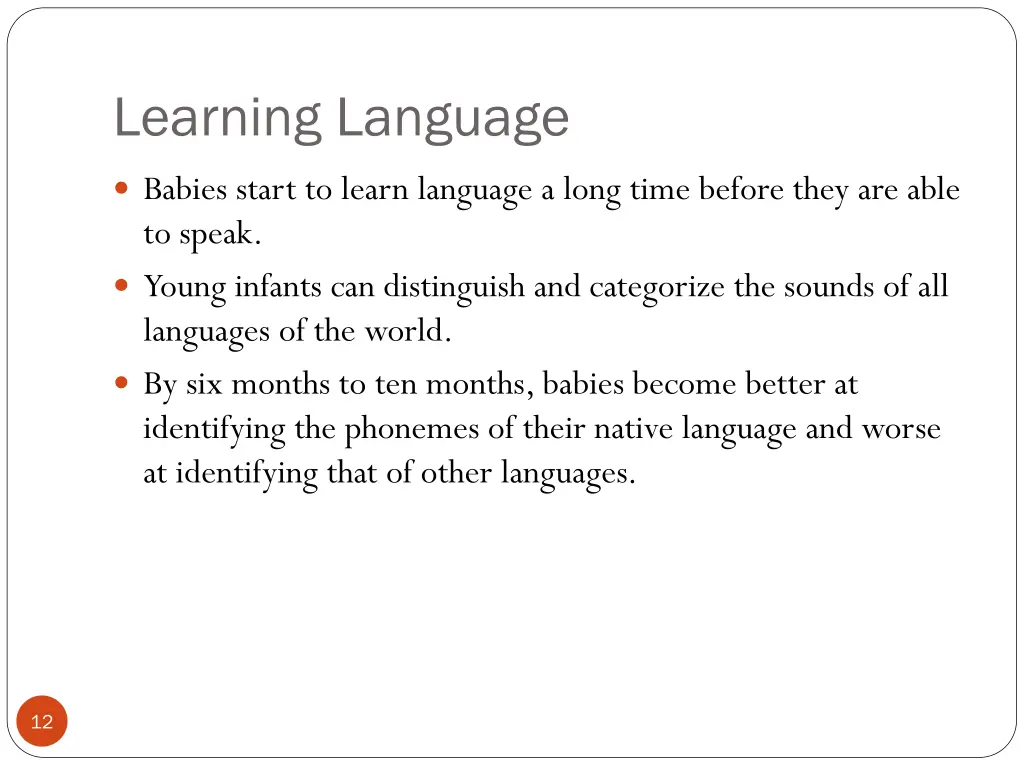 learning language