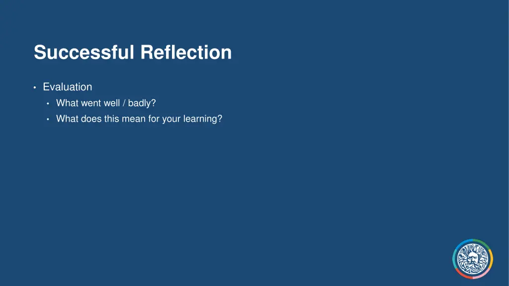 successful reflection 2