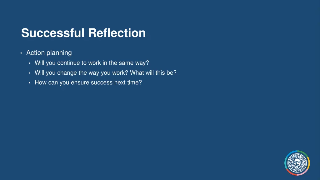 successful reflection 3