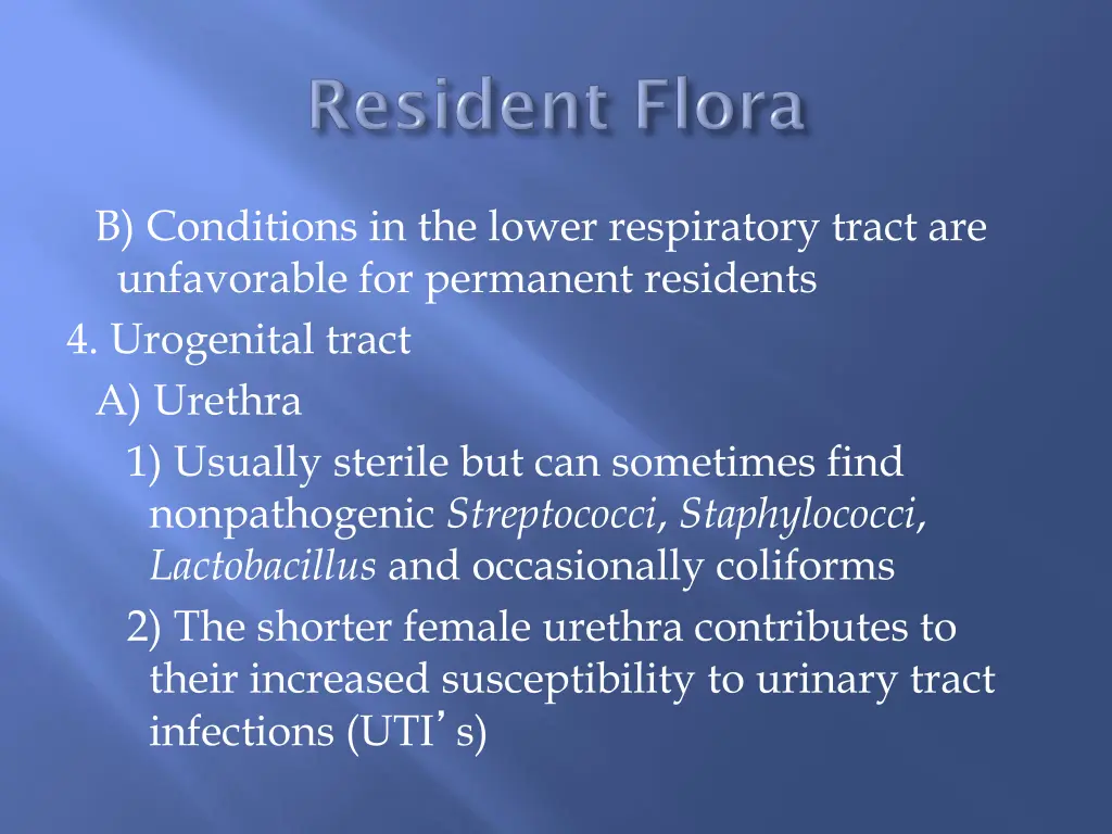 b conditions in the lower respiratory tract