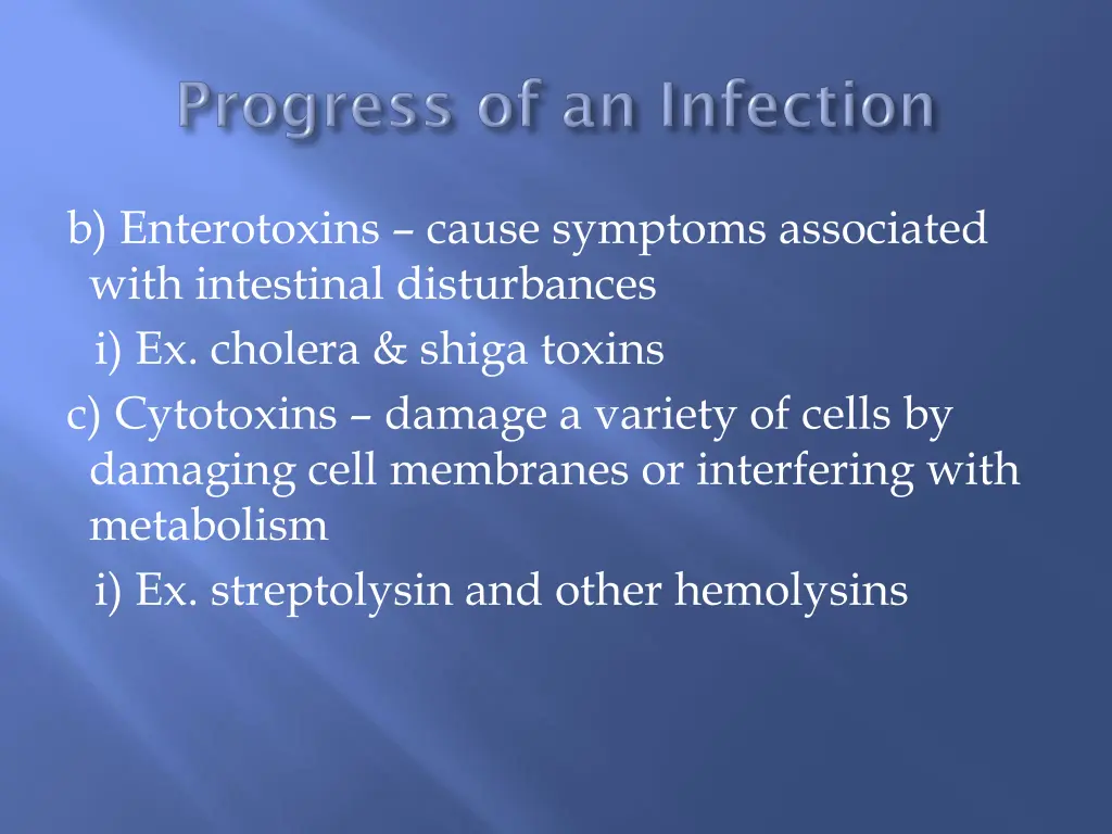 b enterotoxins cause symptoms associated with