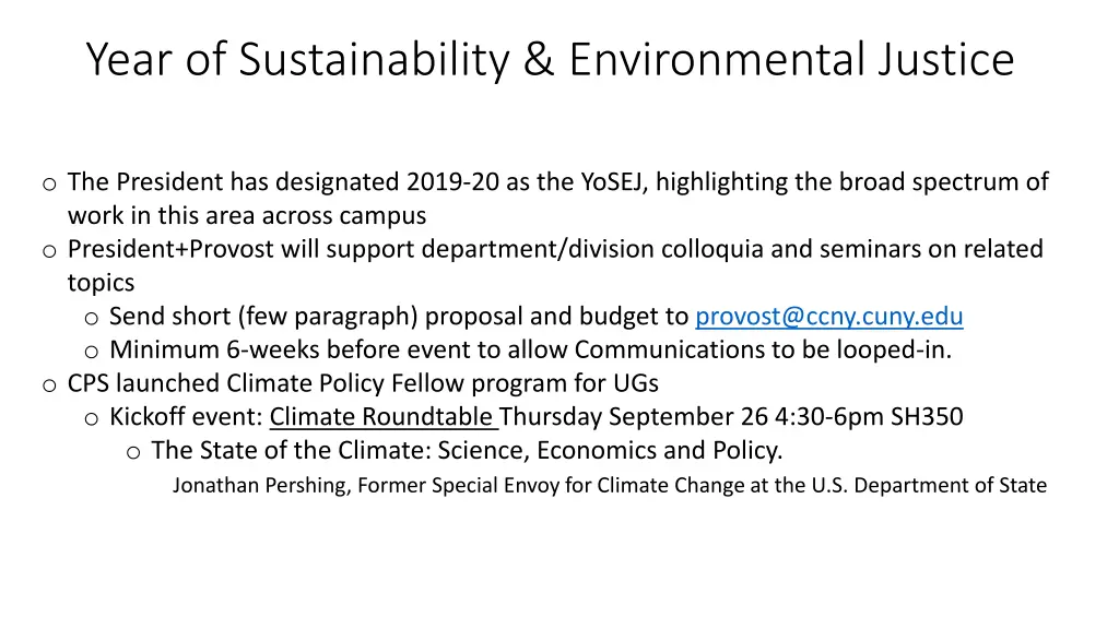 year of sustainability environmental justice
