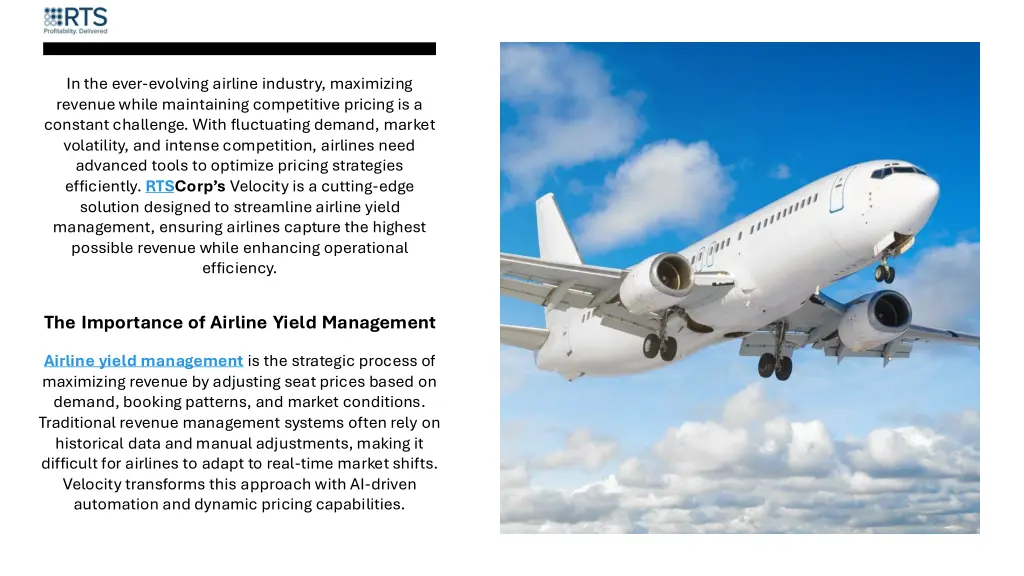 in the ever evolving airline industry maximizing