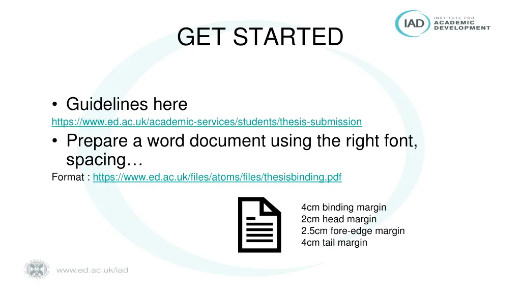 get started