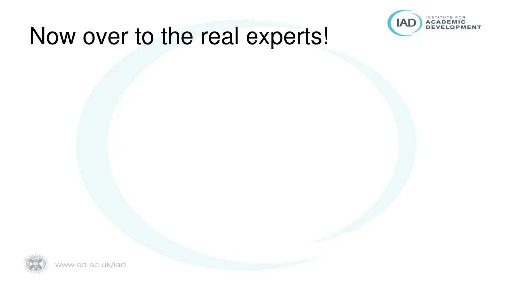 now over to the real experts
