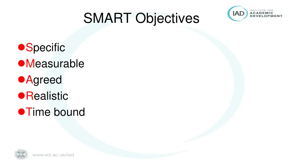 smart objectives