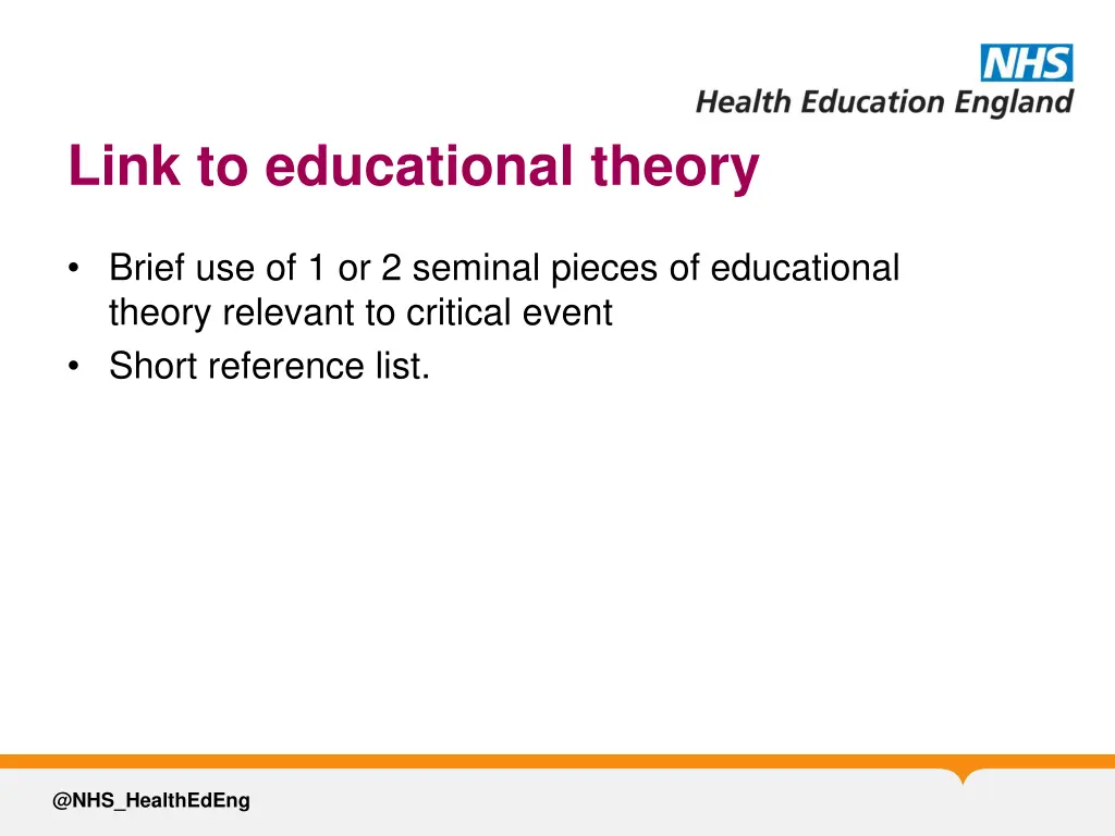 link to educational theory