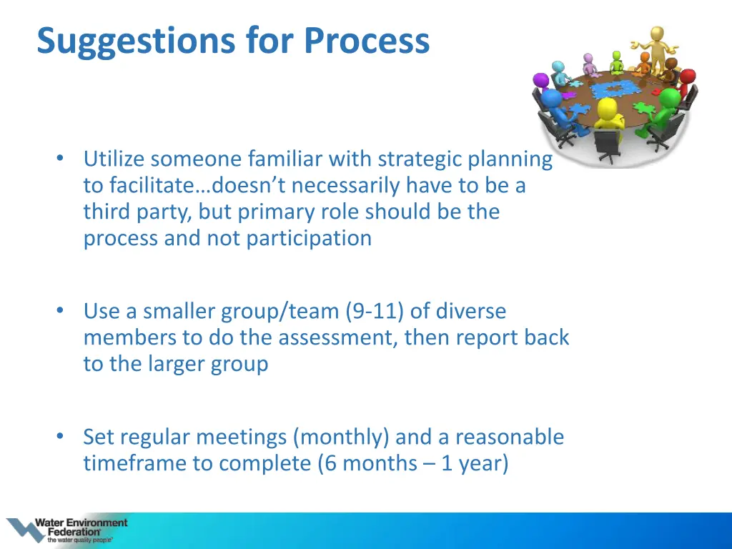 suggestions for process