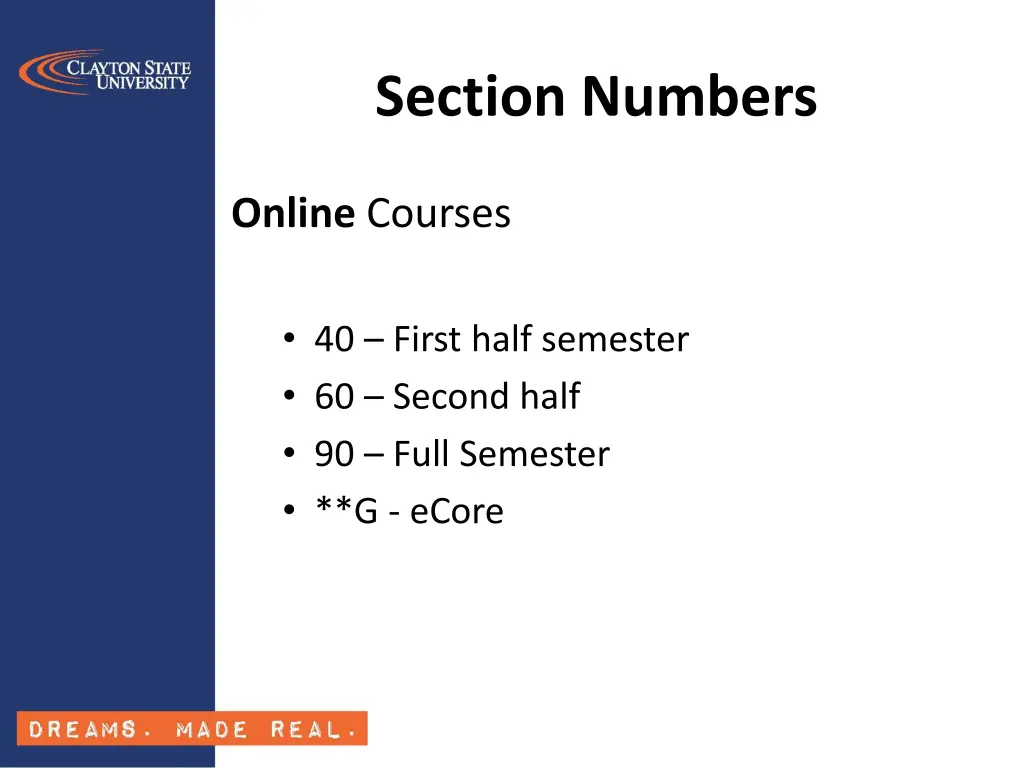 section numbers 1