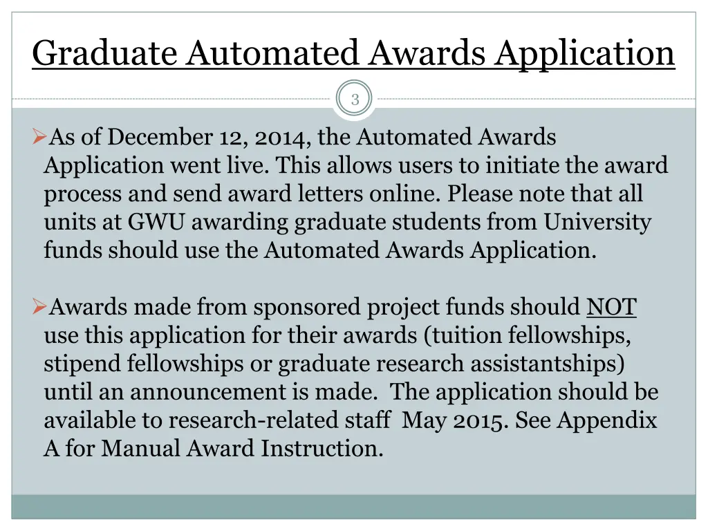 graduate automated awards application 1