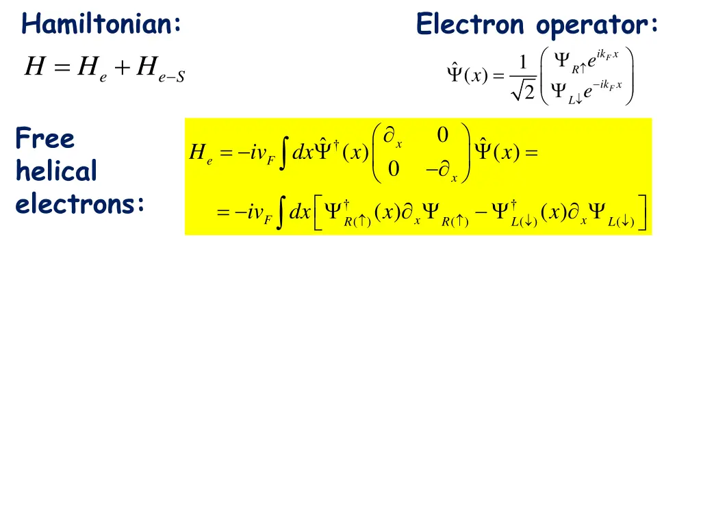hamiltonian h h