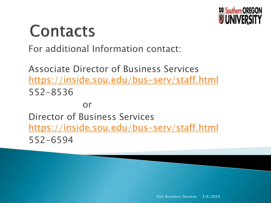 for additional information contact