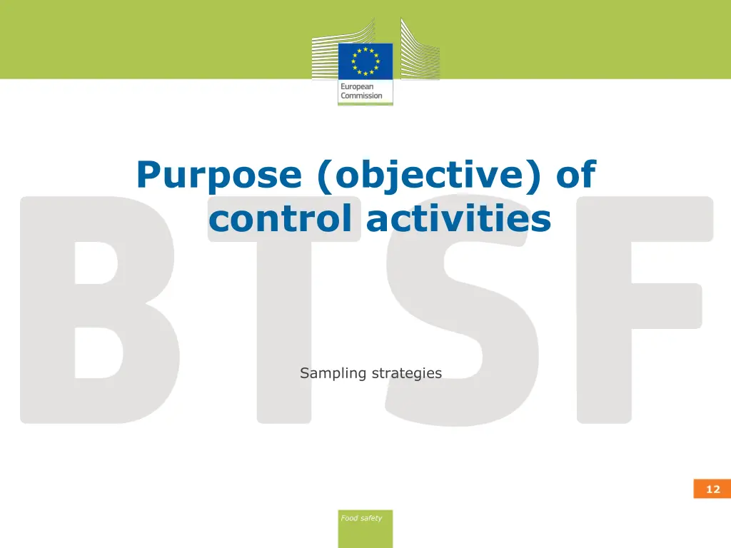 purpose objective of control activities