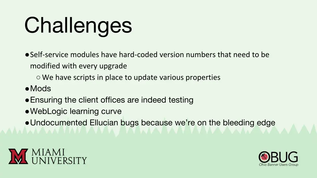 challenges