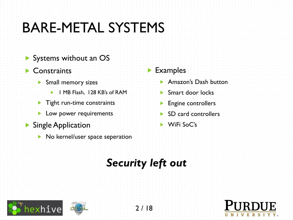 bare metal systems