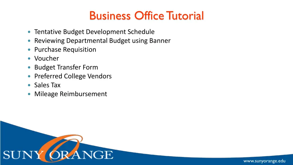 business office tutorial 1