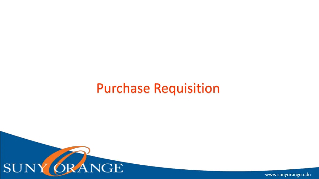 purchase requisition