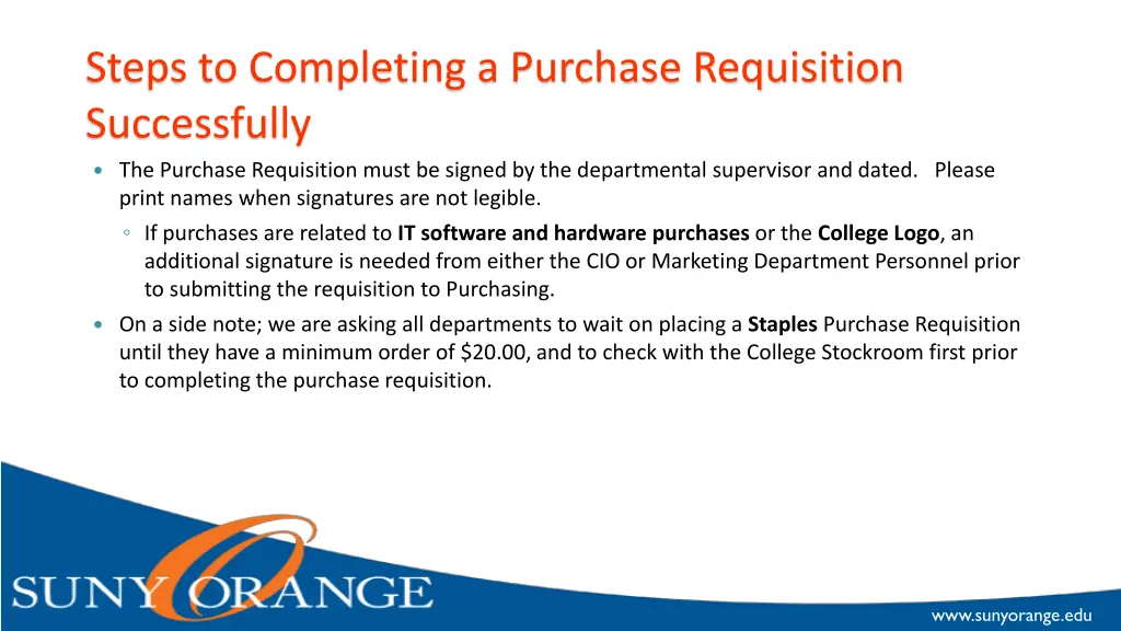 steps to completing a purchase requisition 2