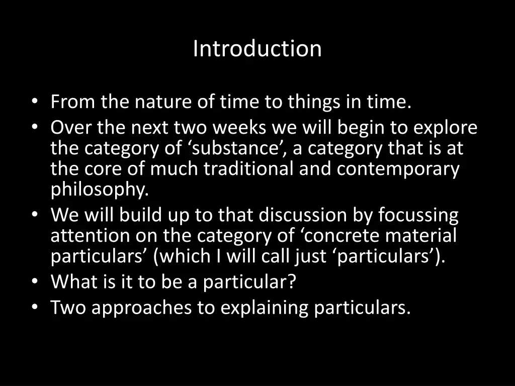 introduction