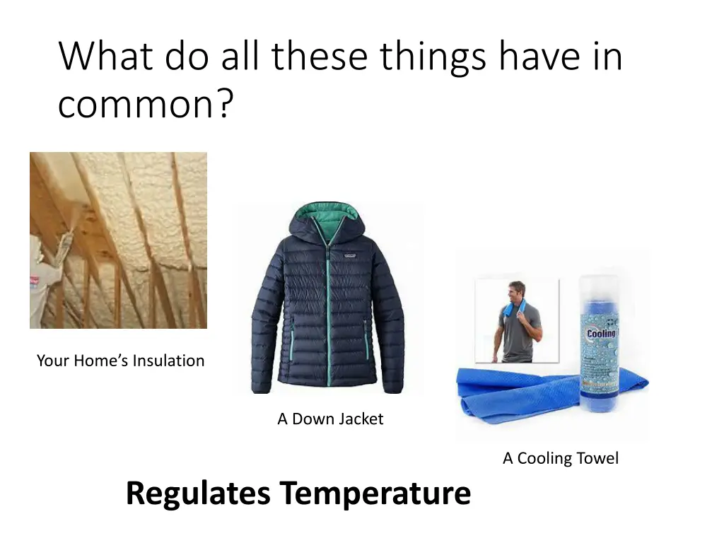 what do all these things have in common