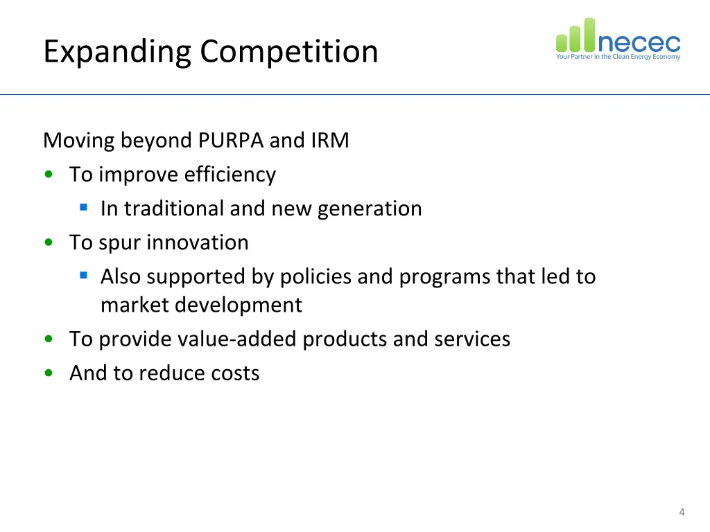 expanding competition